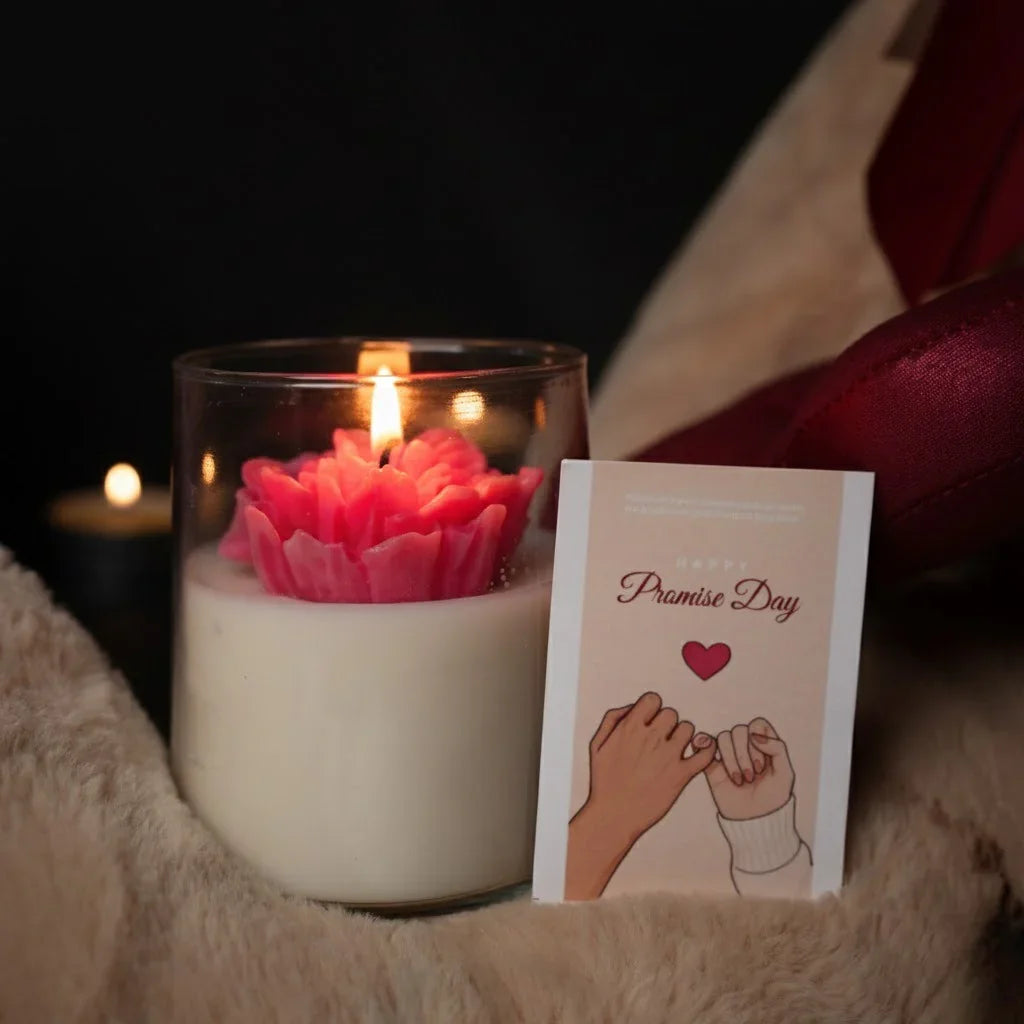 Petal Glow candle