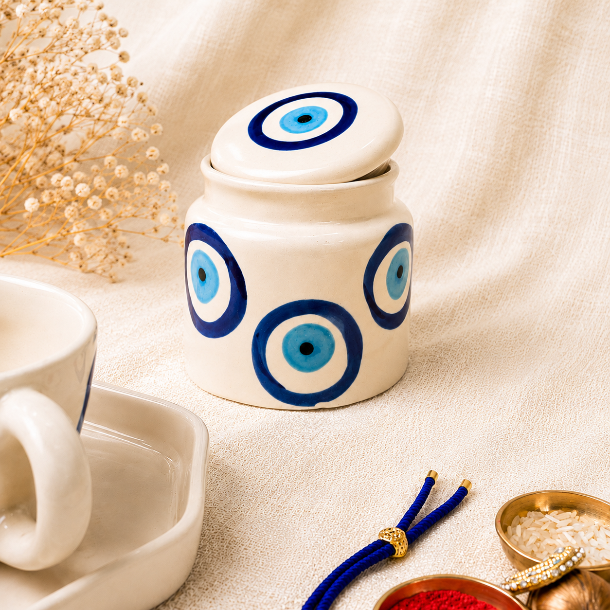 Blue Protection Rakhi Hamper