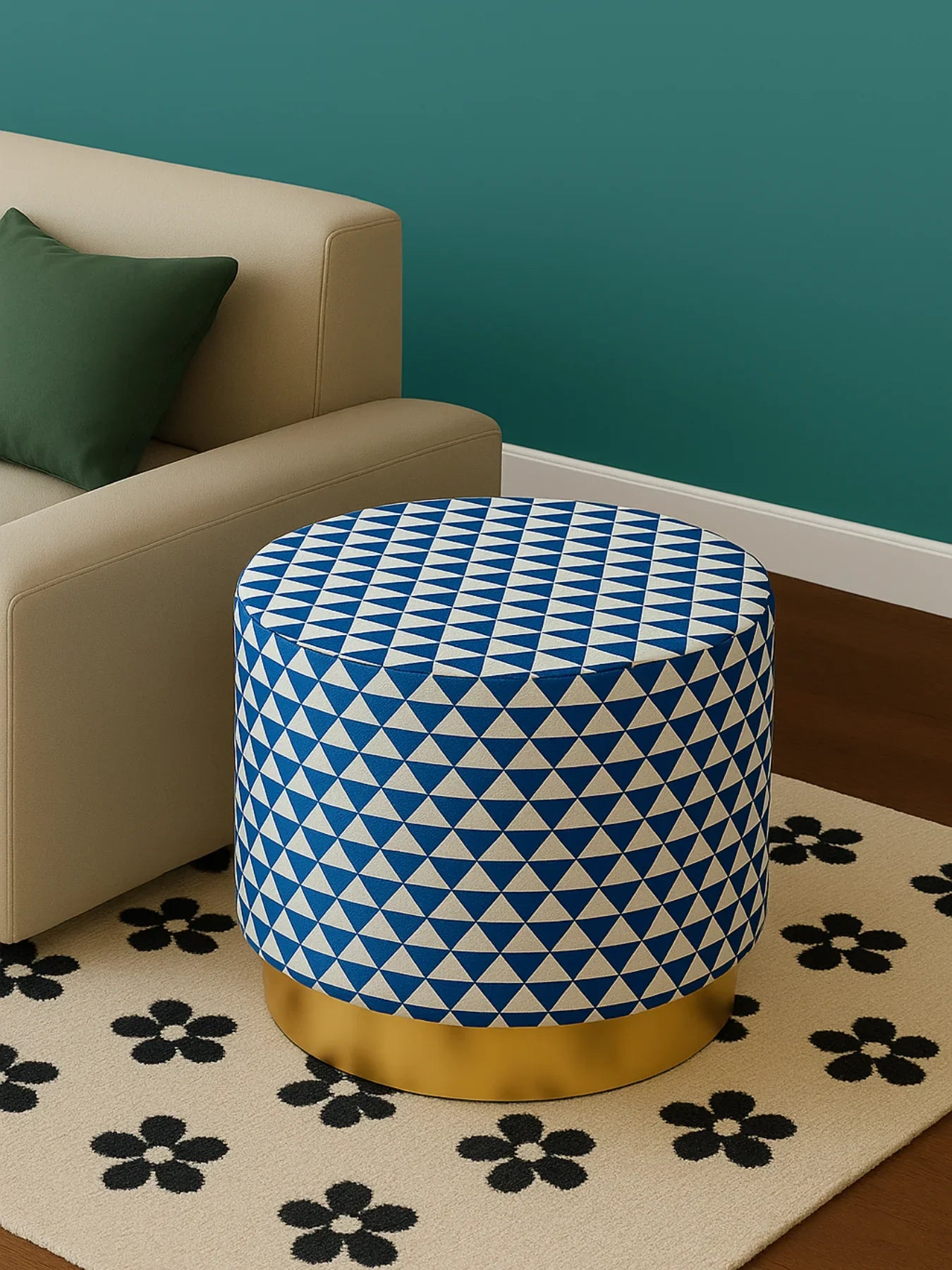 Inlay Round Side Table