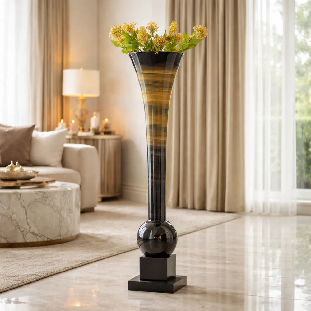 Egyptian Wooden Vase