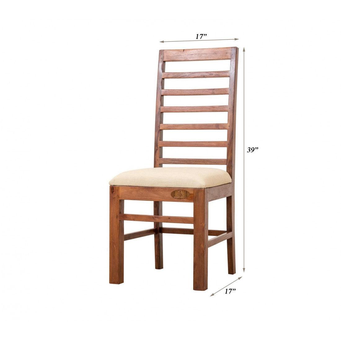 Sheesham Wood 4 Seater Dining Table Set In Honey Finish | Dining Table with 4 Chairs