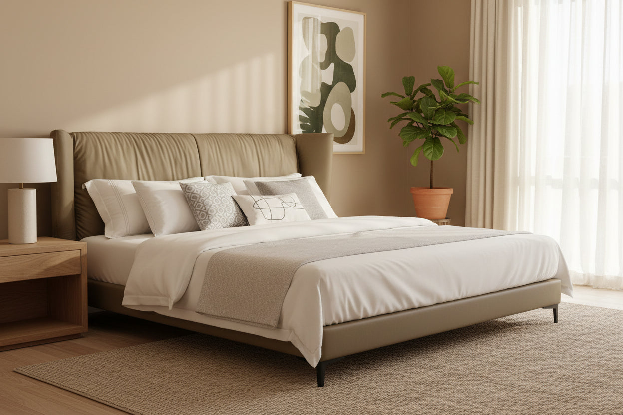 Ardente Upholstered Bed - Designer Bed