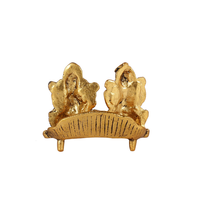 Goddess Laxmi Ganesh Leaf Diya