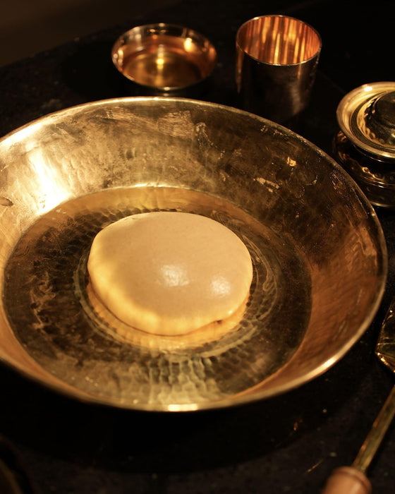 Brass Paraat for Dough Atta Kneading | Thaal Pital Utensils