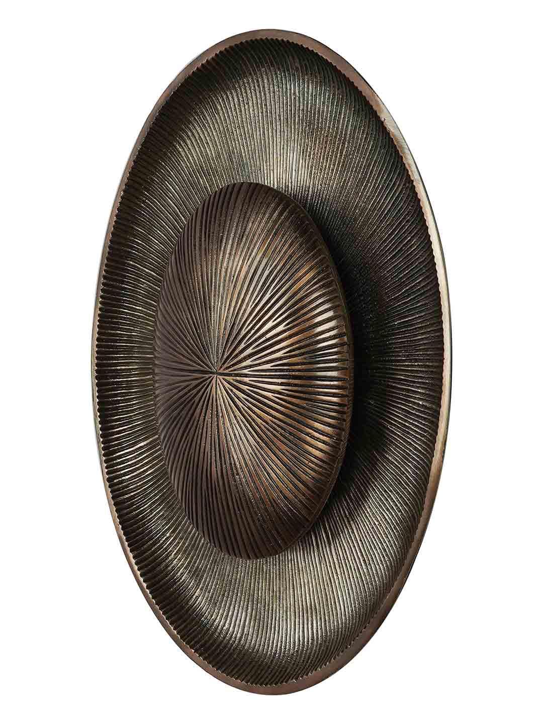 Copper Antique Oval LED Wall Light Lamp