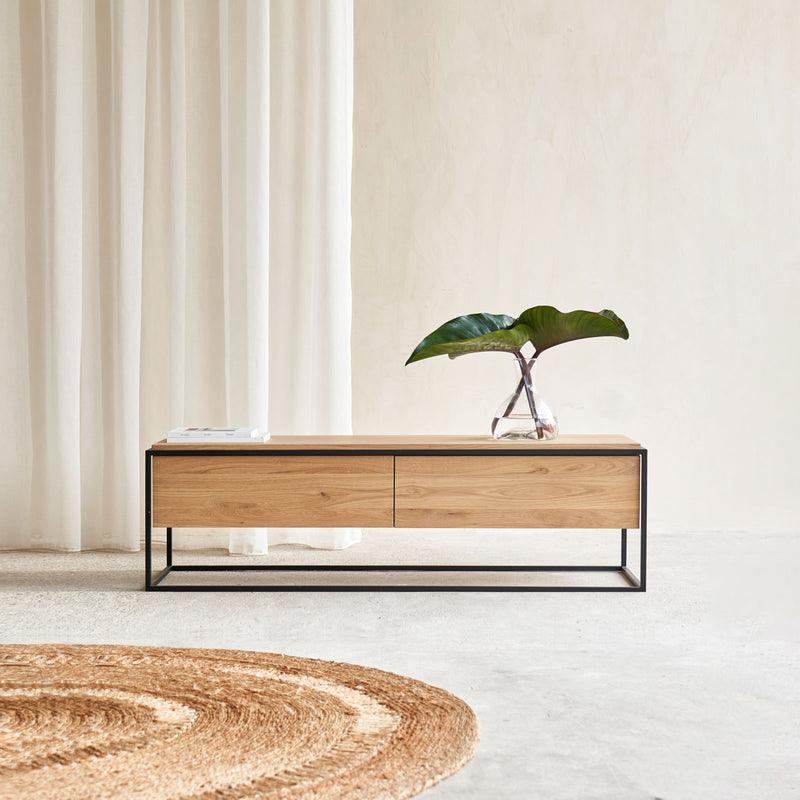 Chambery Solid Wood Center Table | Mango Wood Wooden Center Table for Living Room