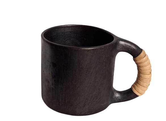 Buy Cups & Mugs - Longpi Black Pottery Beer Mug Medium by Terracotta By Sachii on IKIRU online store