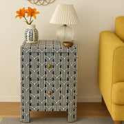 Inlay Bedside Table -Hornbill