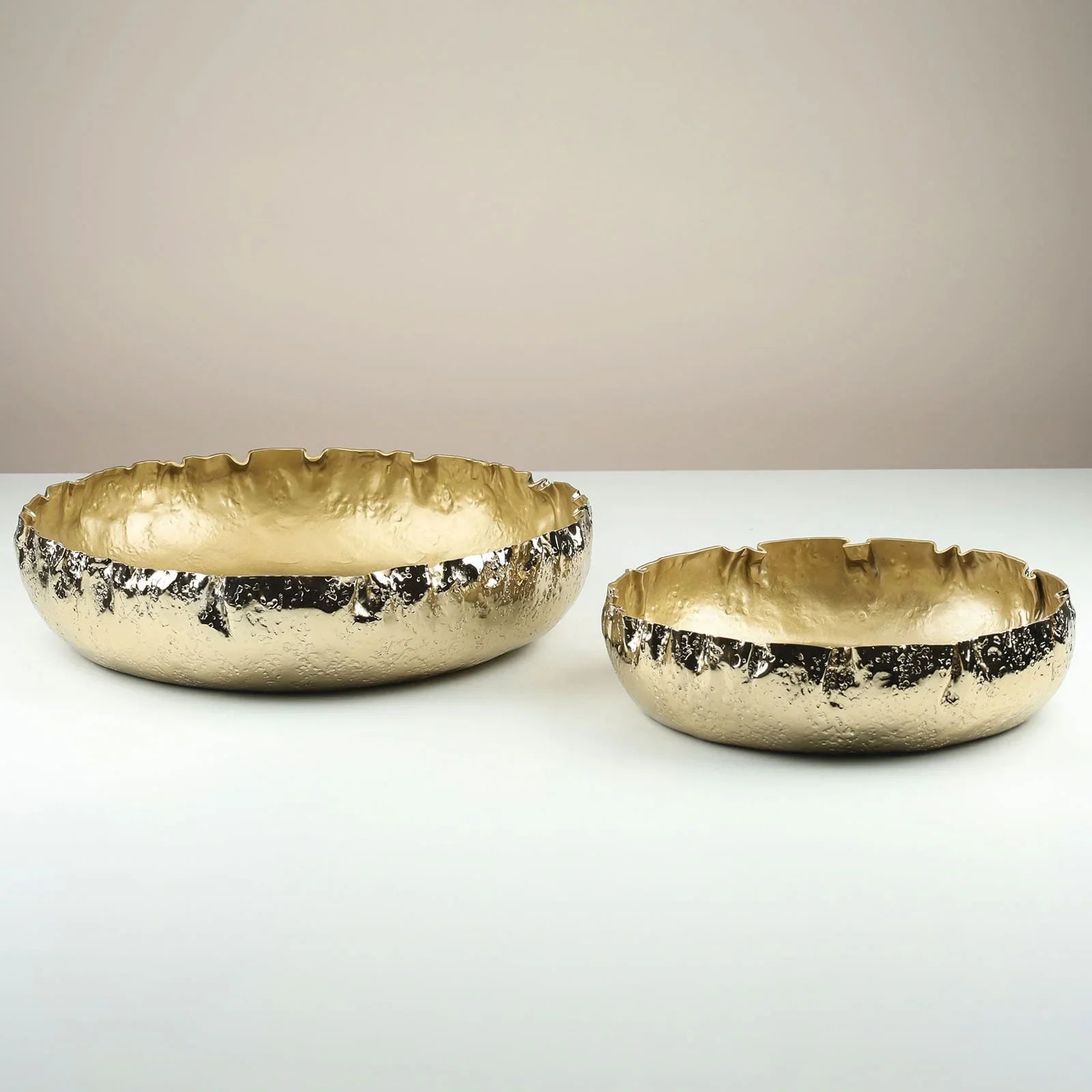 Iris Bowl | Brass Finish in Gold Color