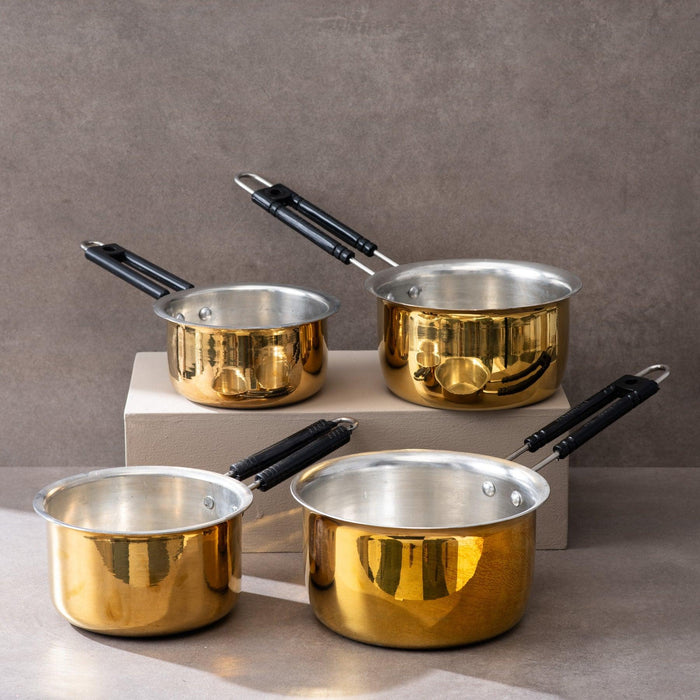 Brass Saucepan for Cooking | Tea Pan & Milk Pan | Sauce Pot, Cookware