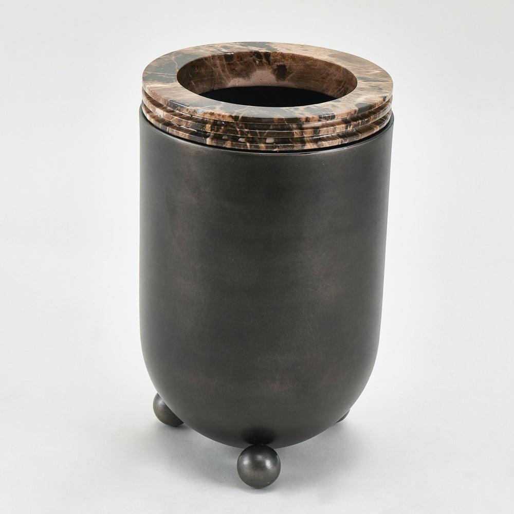 Marble And Brass Vase