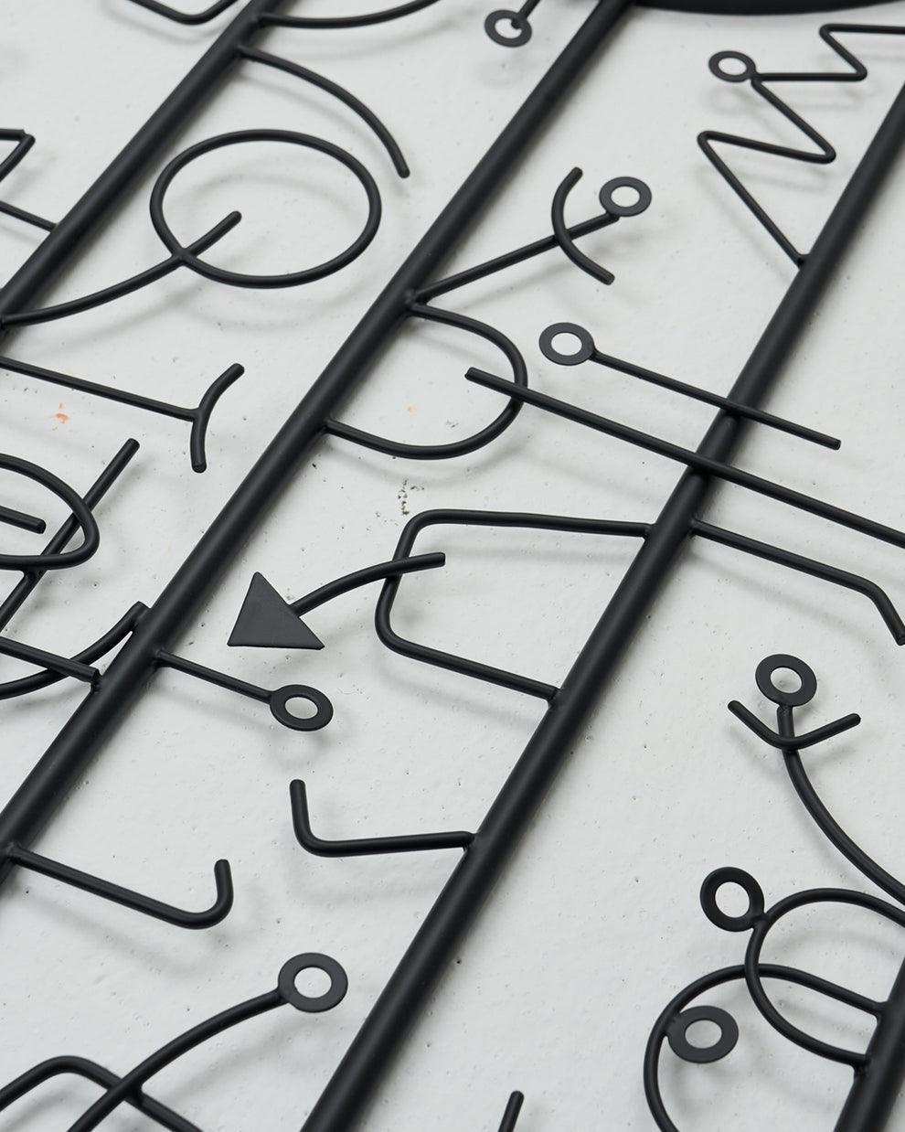 Glyph Designer Mirror | Decorative & Antique Wall Mirror | Unique Design Wall Mirror