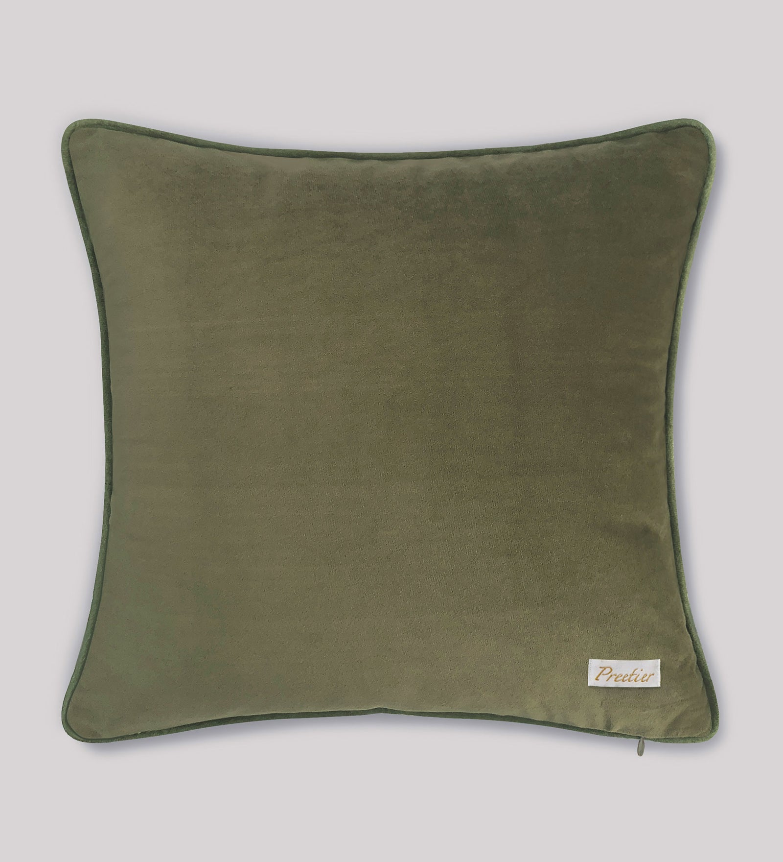 Jahan-e-Gul Embroidery Cushion Cover - 16x16