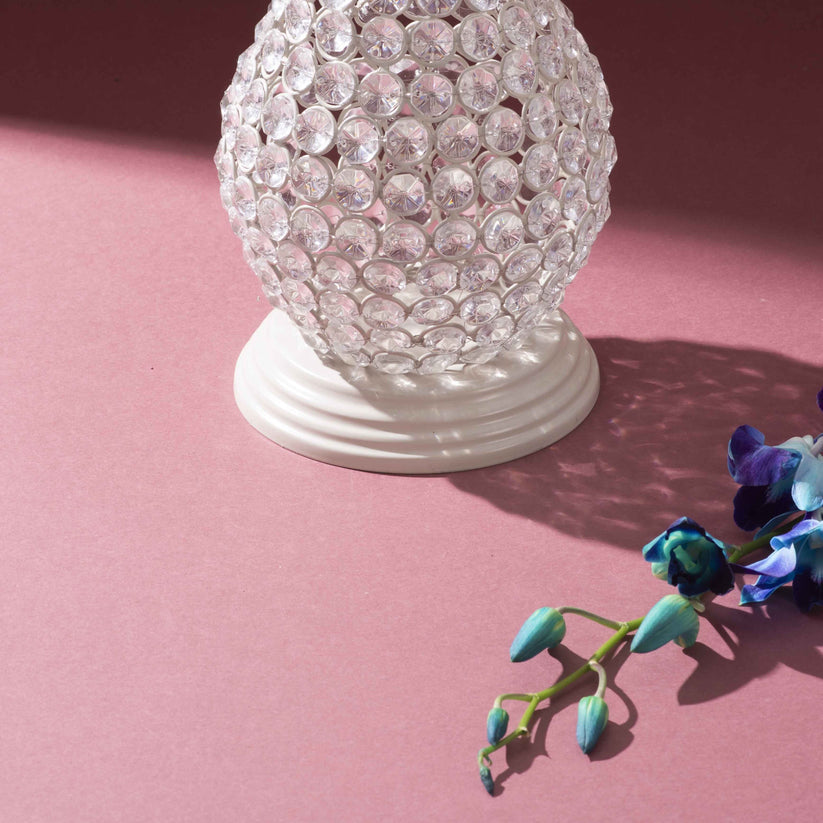 Radiant Crystal Bloom Showpiece