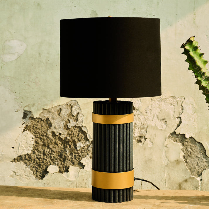 Fluted Bar Table Lamp