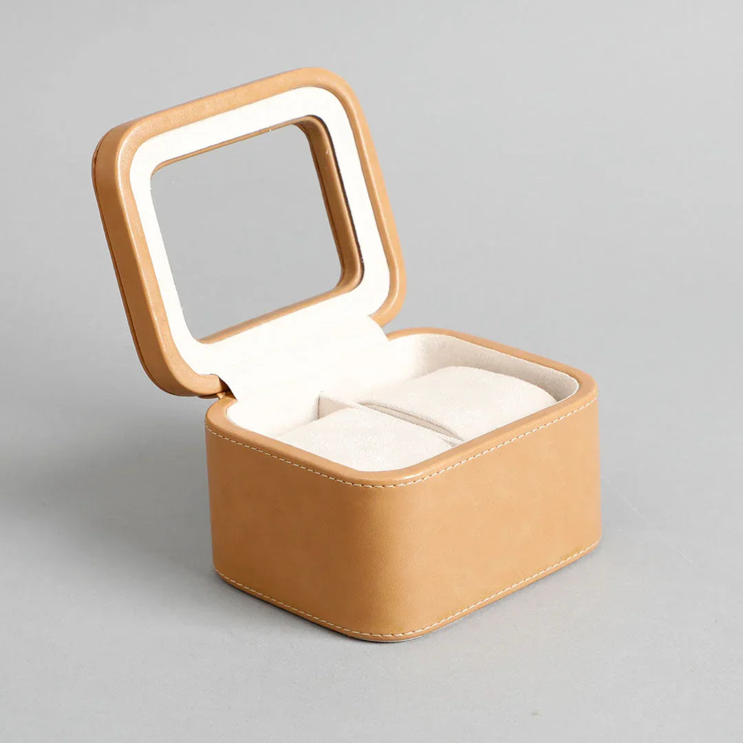 Amara 2 Slot Leather Watch Box