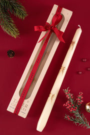 Bow Taper Candles for Festive And Christmas Decor - BUY 1 GET 1 FREE