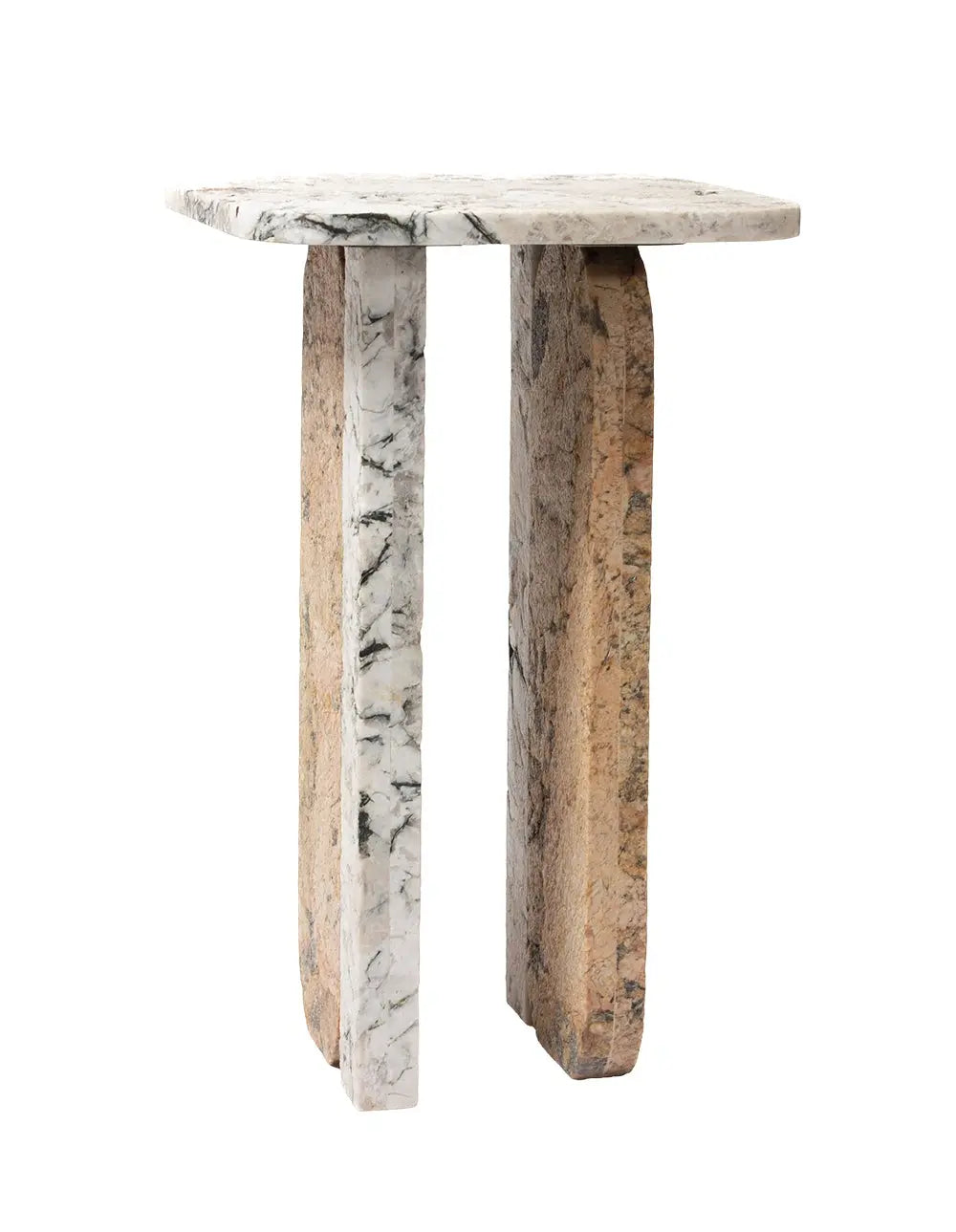 Marlo - Alaska white, Alaska beige | Side Table
