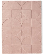 Round Square Rug 100% Wool - Floor Covering