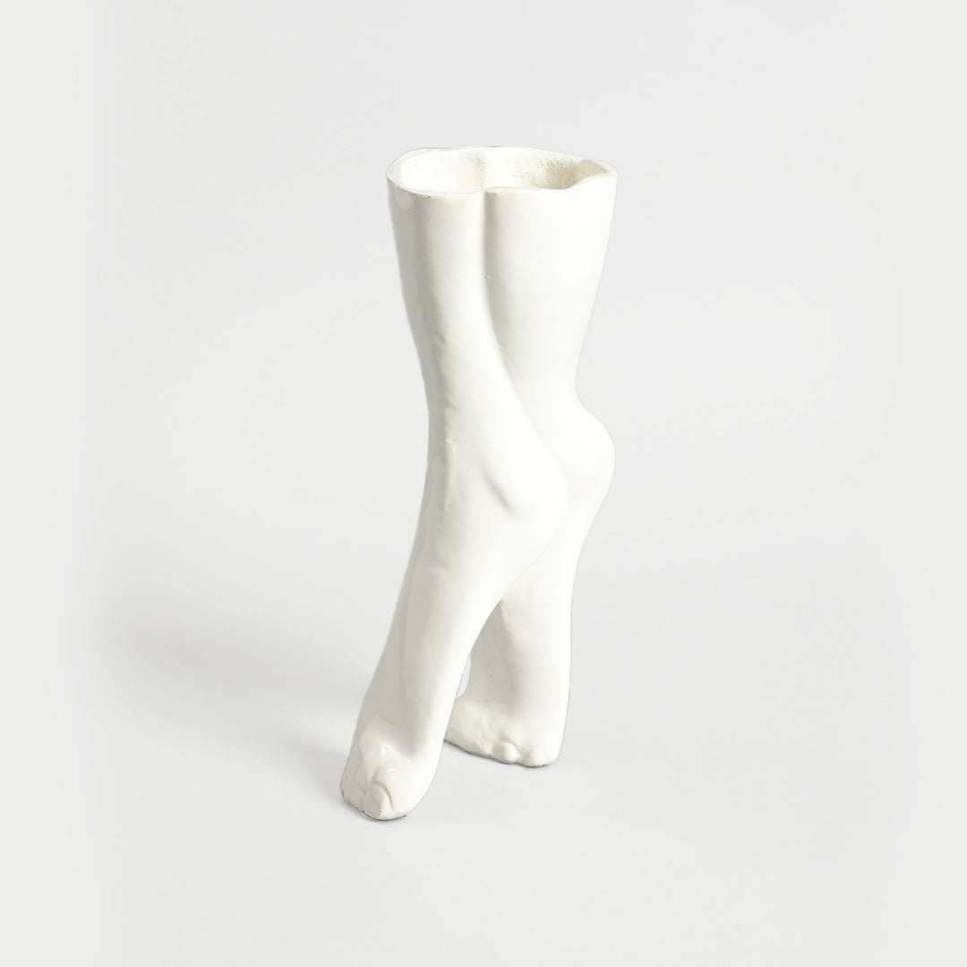 Alba White Vase