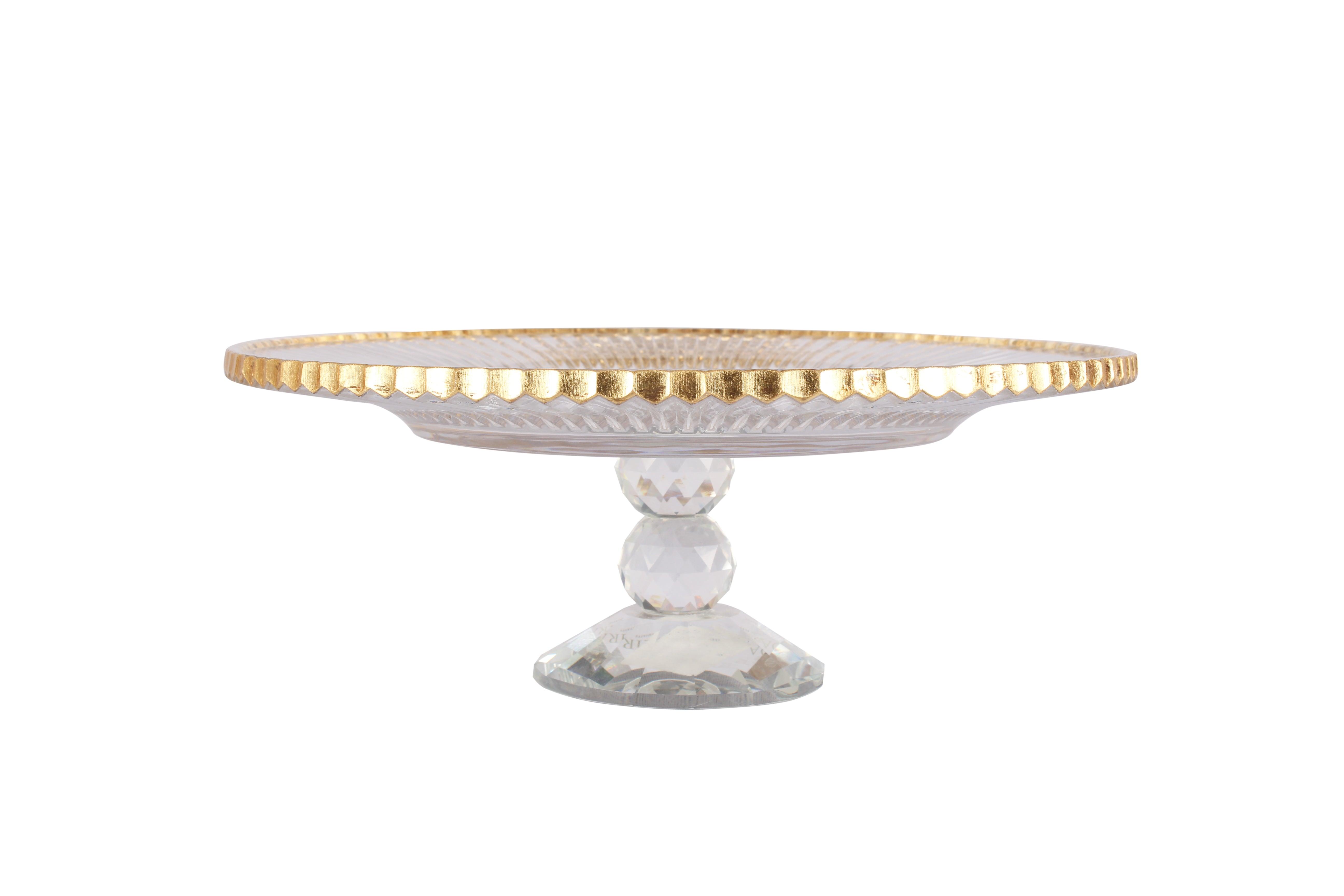 Crystal Cake Stand/Serving Platter