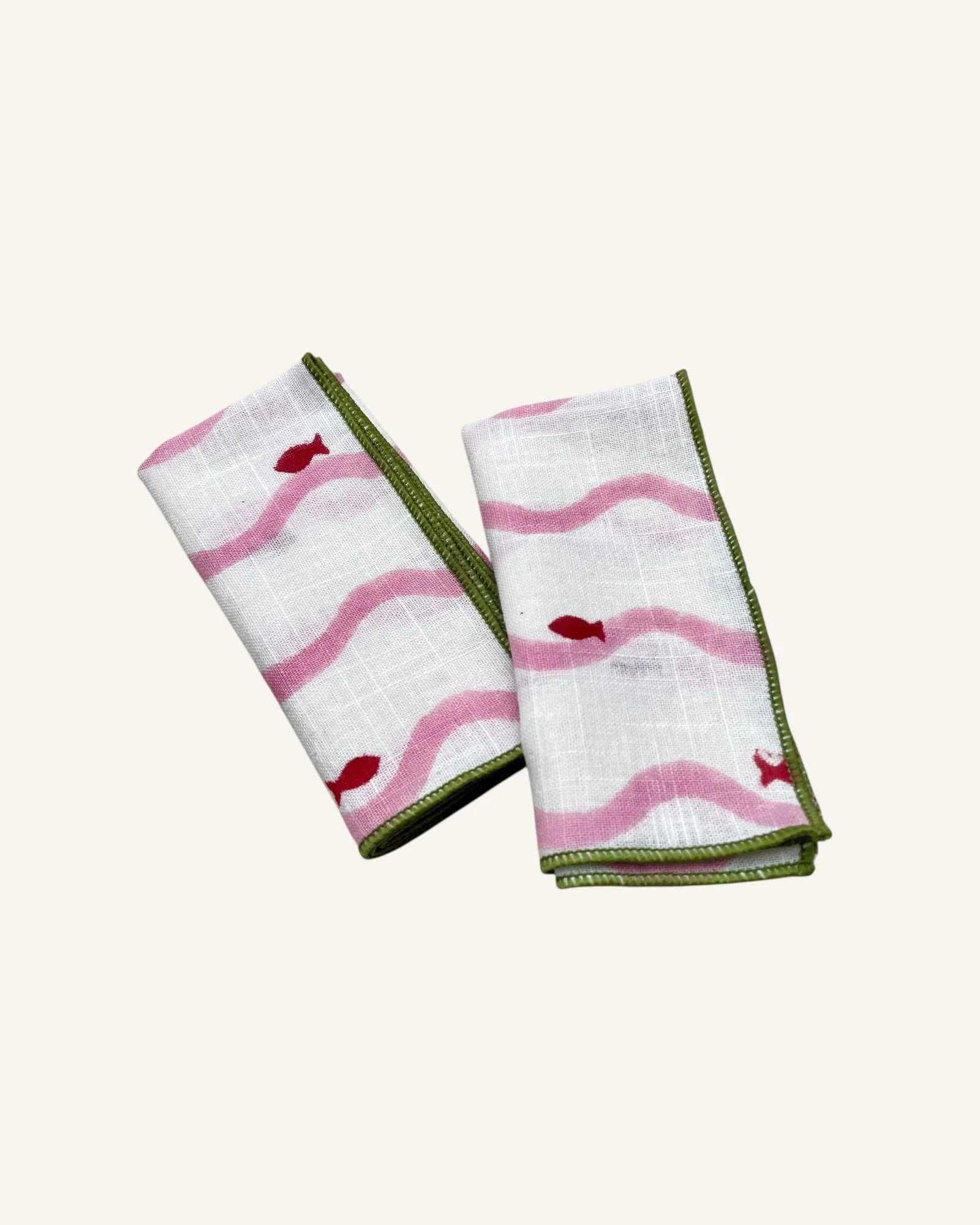 fin & flow | Kerchief Squares | Slub Cotton