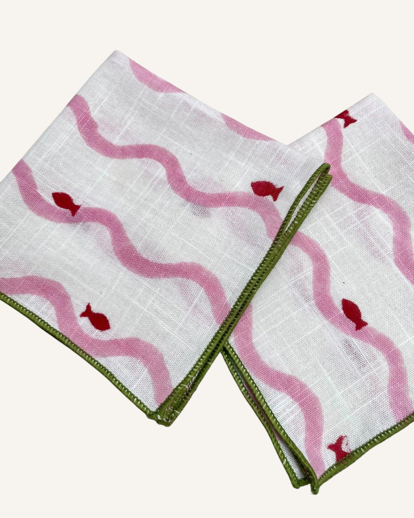 fin & flow | Kerchief Squares | Slub Cotton