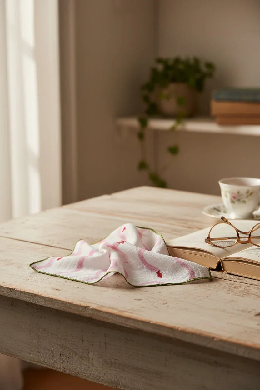 fin & flow | Kerchief Squares | Slub Cotton