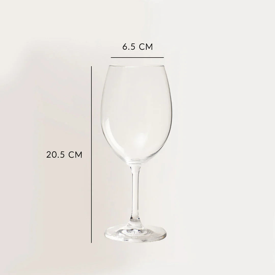 Bordaux Red Wine Glass Set of 6