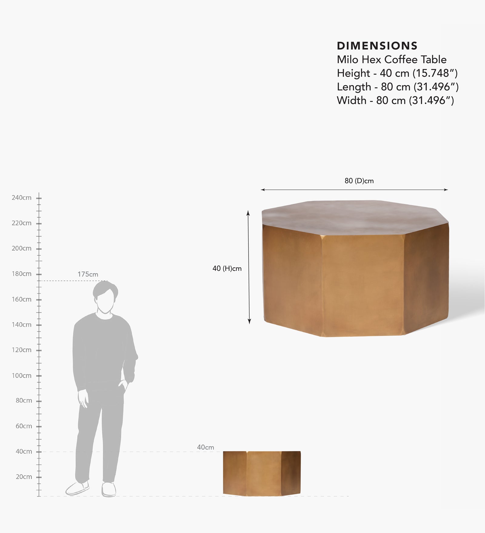 Milo Hex Coffee Table