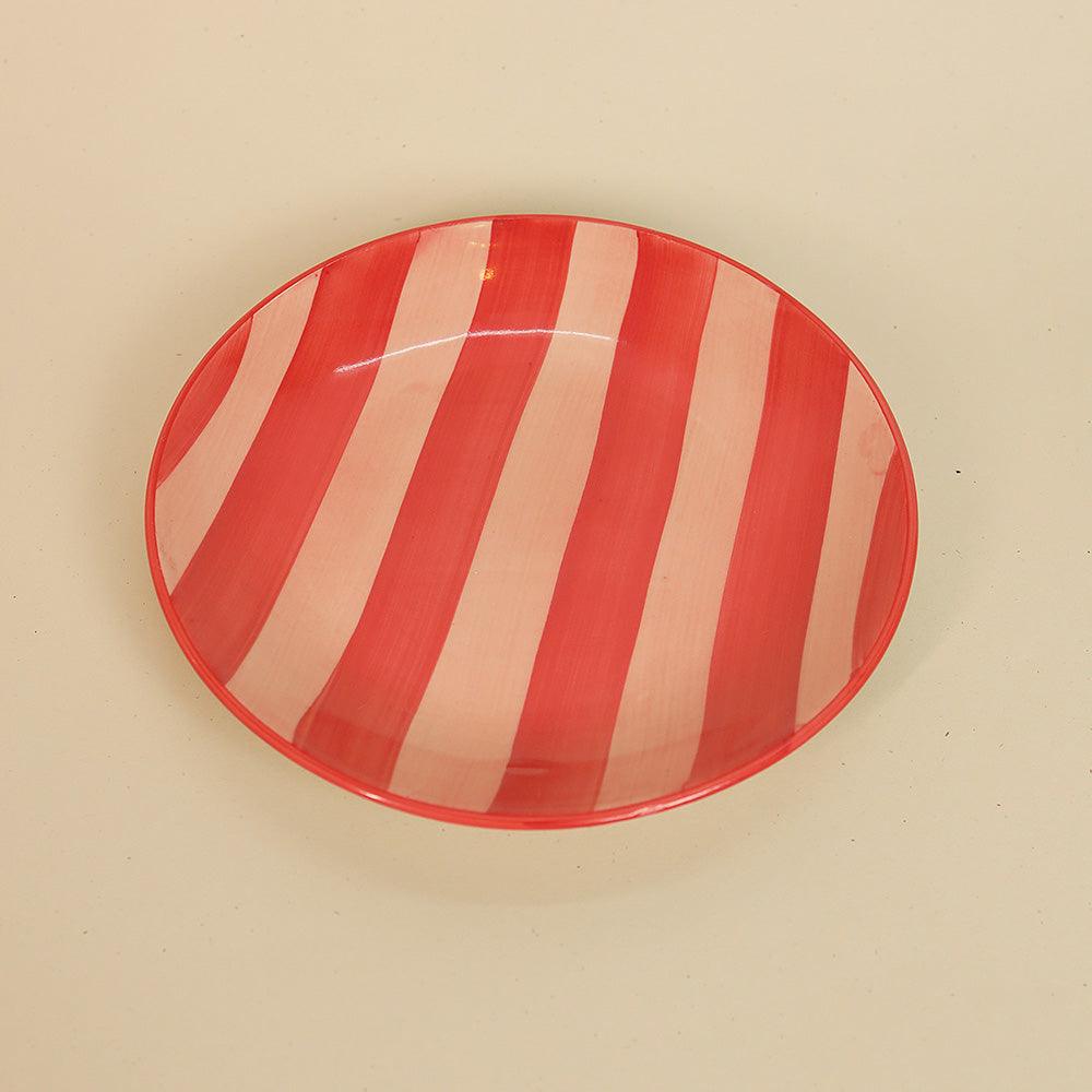 Chic Contrast Dessert Plates- Set of 2