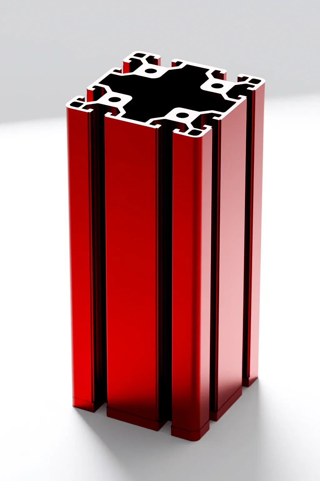 Extrusion Vase - Red