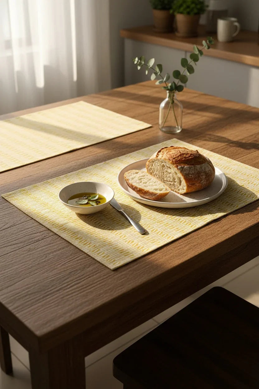 Fork Frolics Decorative Table Mats & Decorative Cotton Placemats - Set of 2