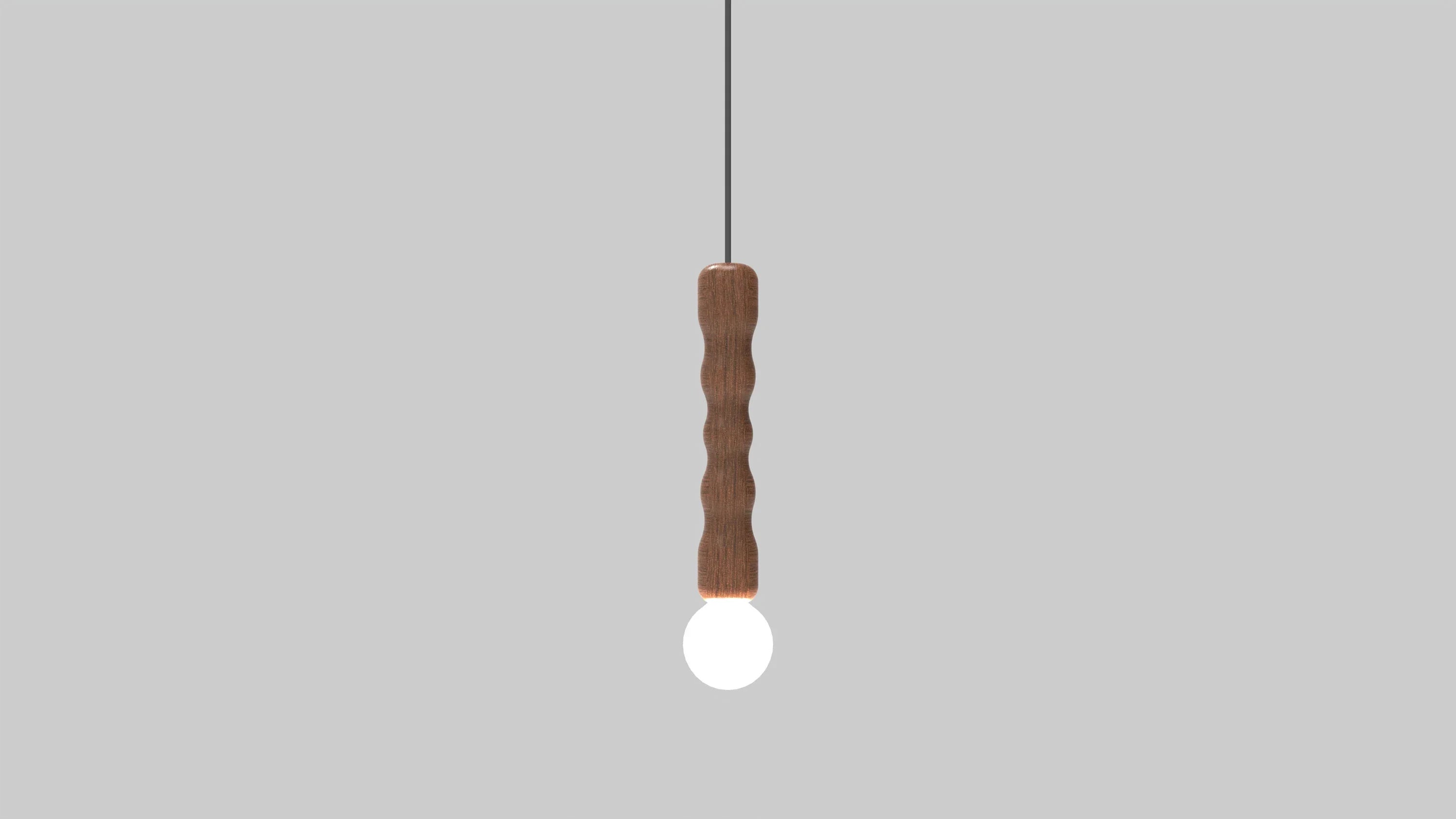 Pravaah | Pendant Lamp | Teak Wood