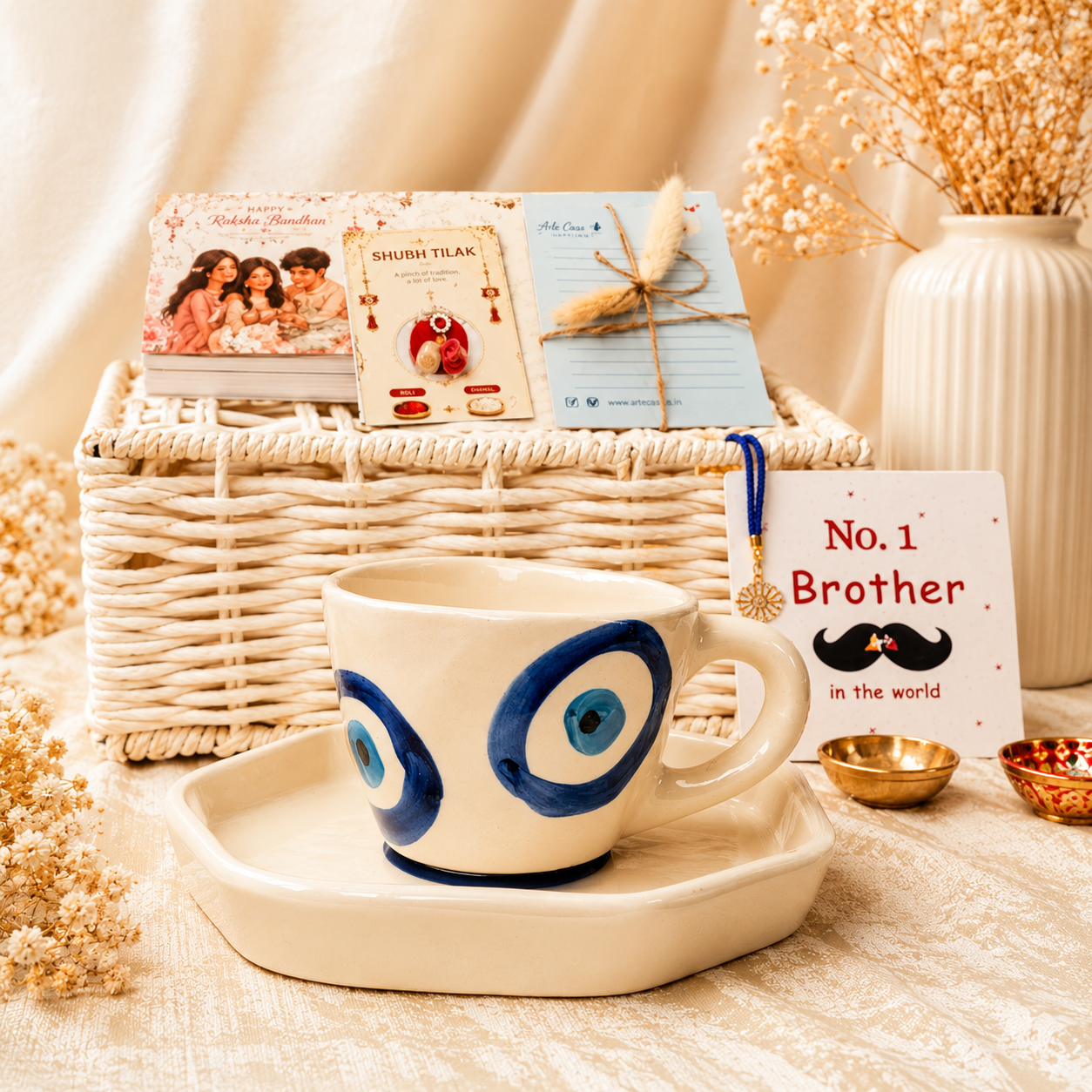 Blue Protection Rakhi Hamper