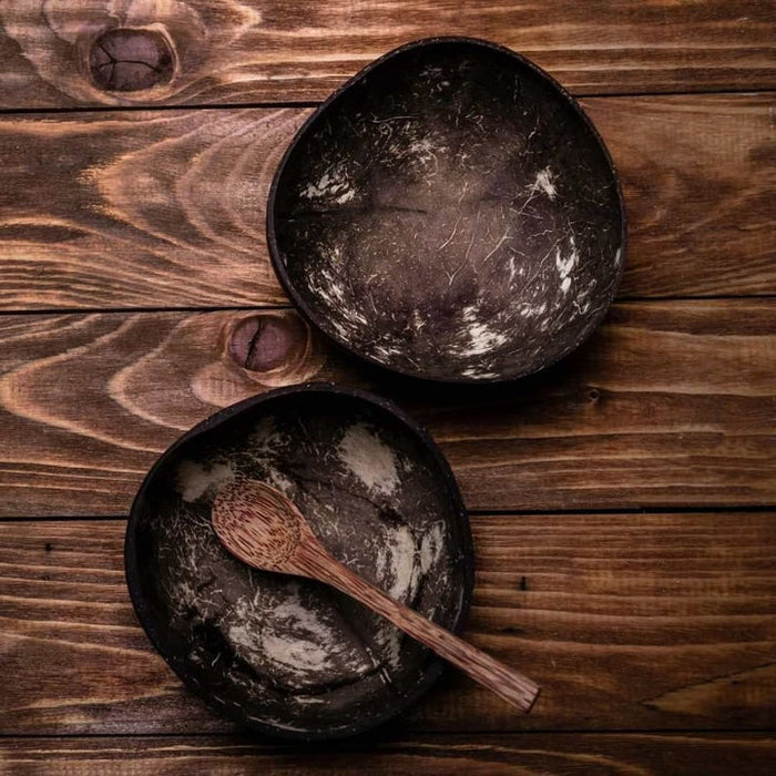 Medium Coconut Shell Bowl With Spoon