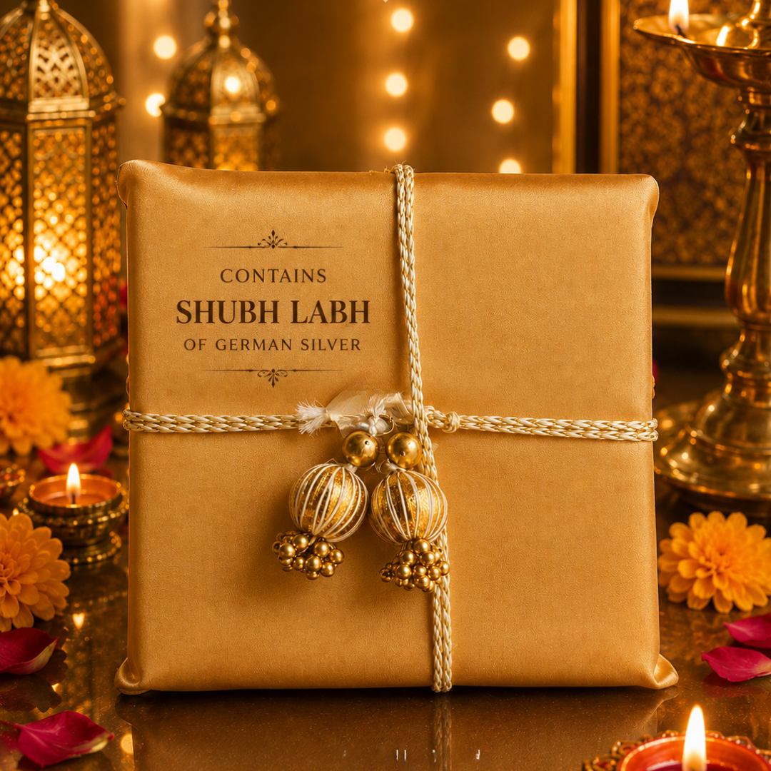 Green Chai & Diya Diwali Gift Basket