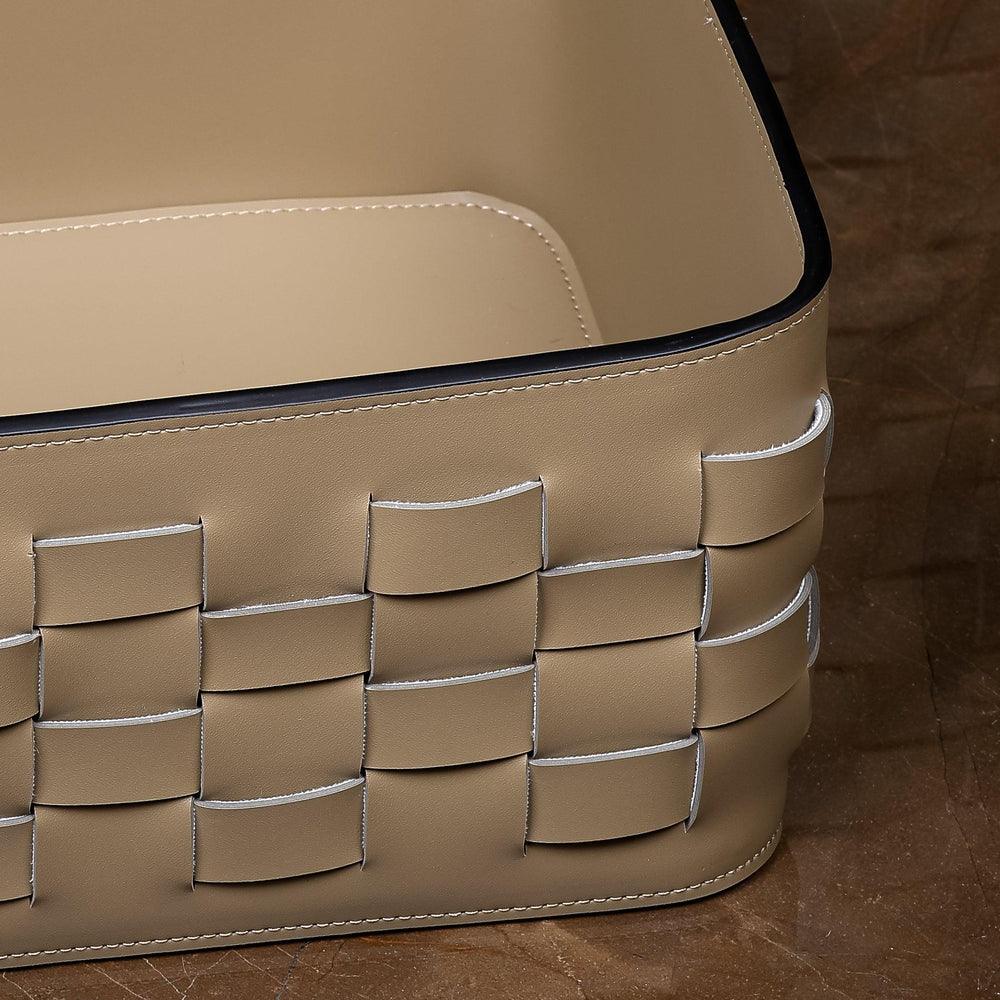 Aubrey Leather Basket