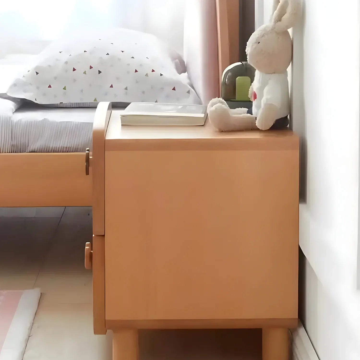 Decorative Charm Bedside Table with 2 Drawers Kids Furniture (Set OF 2)