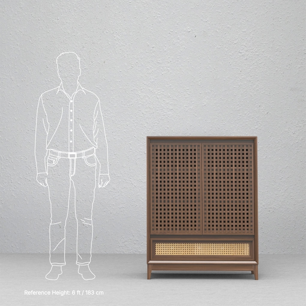 Lattice Chest Console