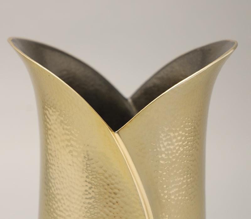 Tulip Touch Vase | Polished Deep Gold Finished