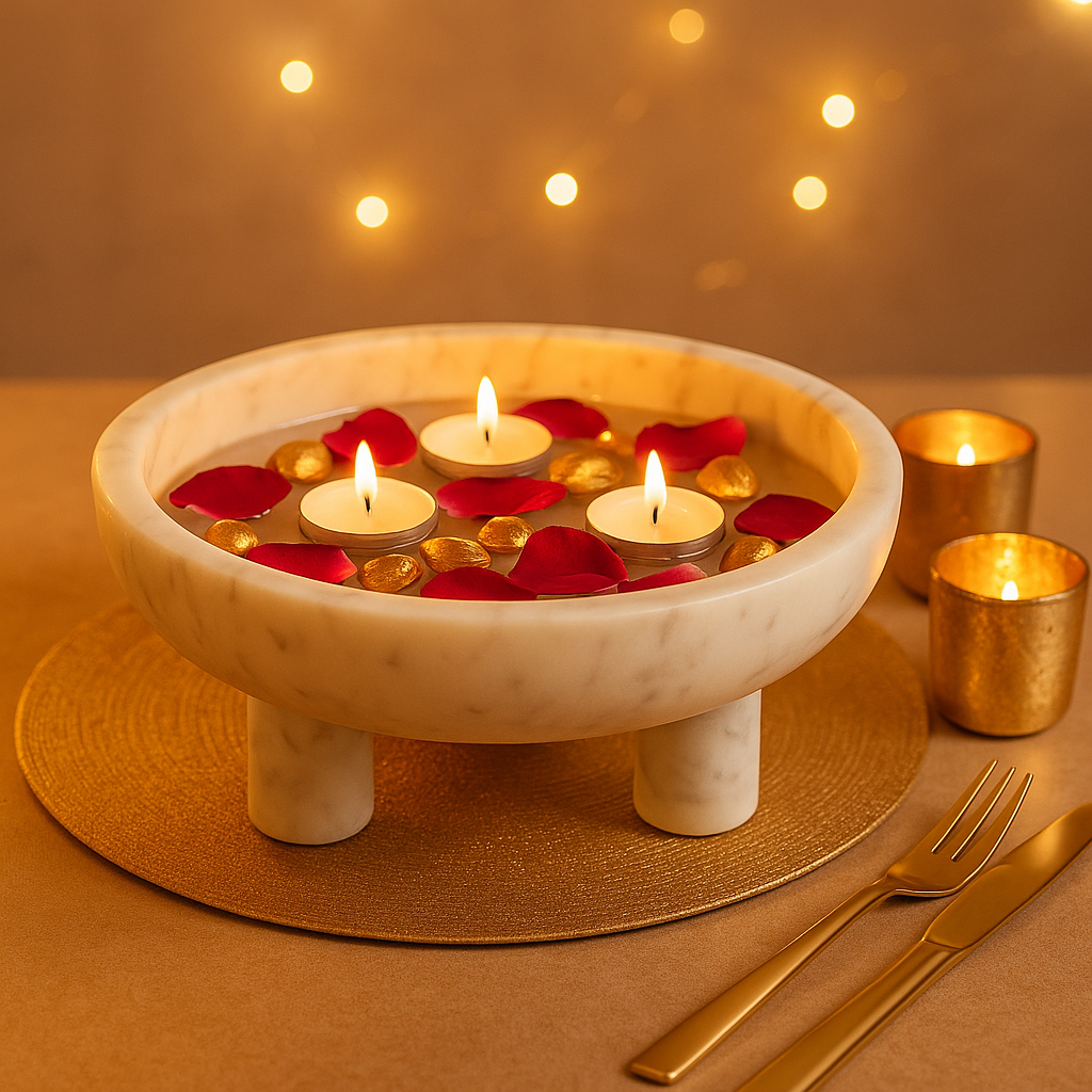 Opula Marble Bowl Urli