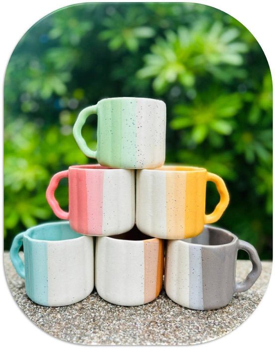 Pastel Shade Hamper Box &  Tea Cups Set with Gift Box