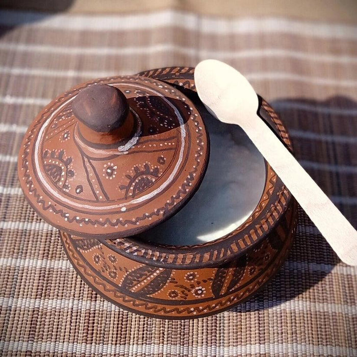 Buy Dahi Handi - Kutch Painted Pottery Dahi-Handi by Terracotta By Sachii on IKIRU online store