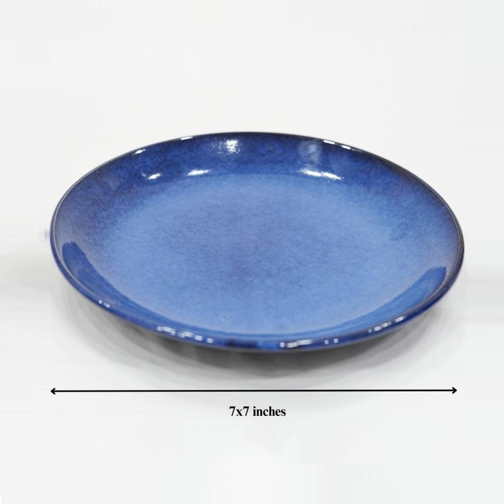 Orchid Snack Plate Set Of 2 Dia-7 Inches In A Gift Box