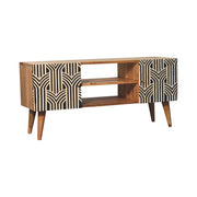 Edessa TV Unit |  Solid Mango Wood TV Console for Modern Homes
