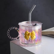 Colette Glass Tumbler Bow