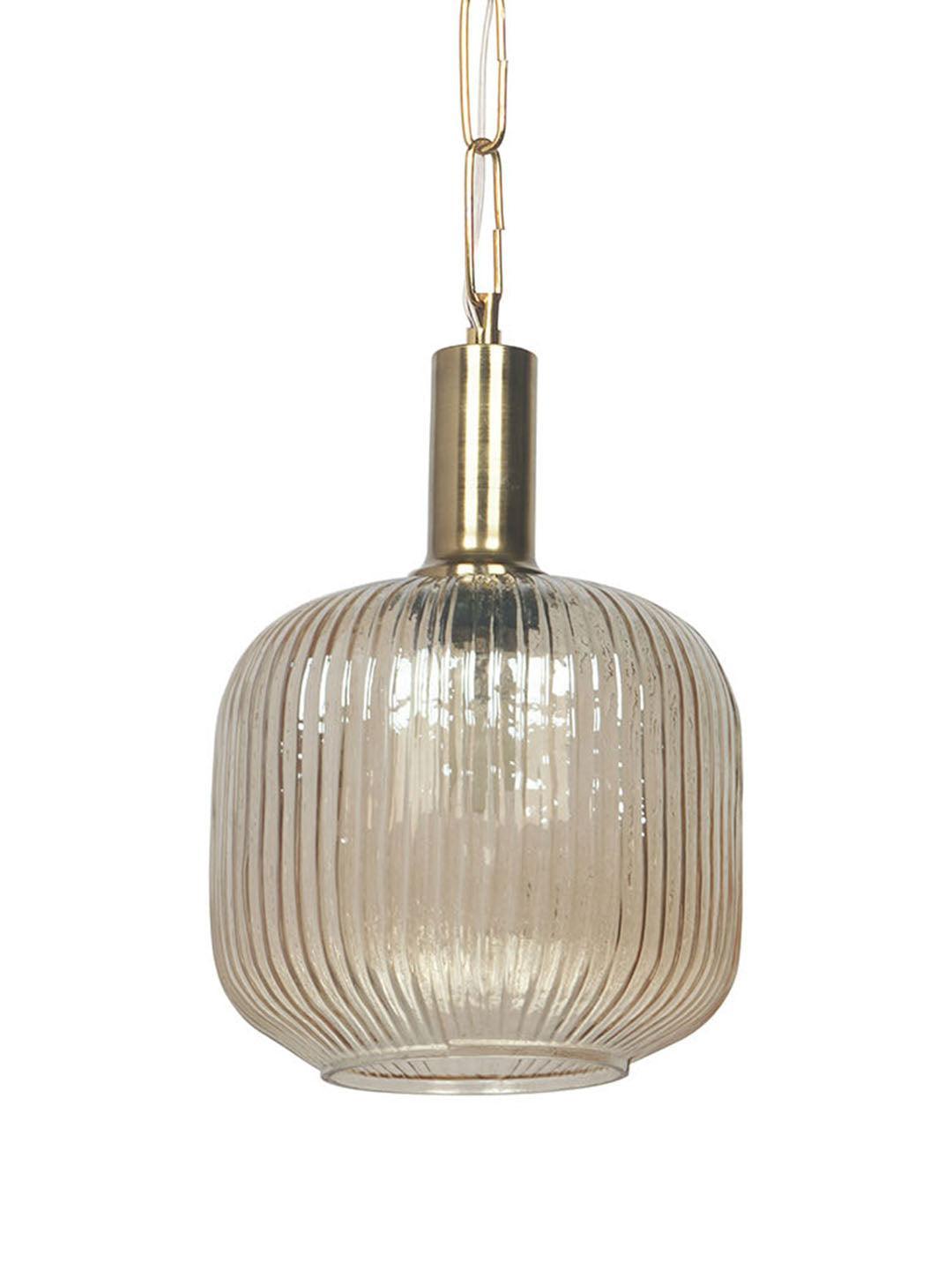 Contemporary Luster Single Light Pendant Lamp