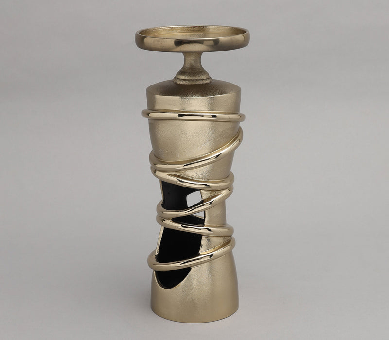 Resplendent Pillar Candle Holder