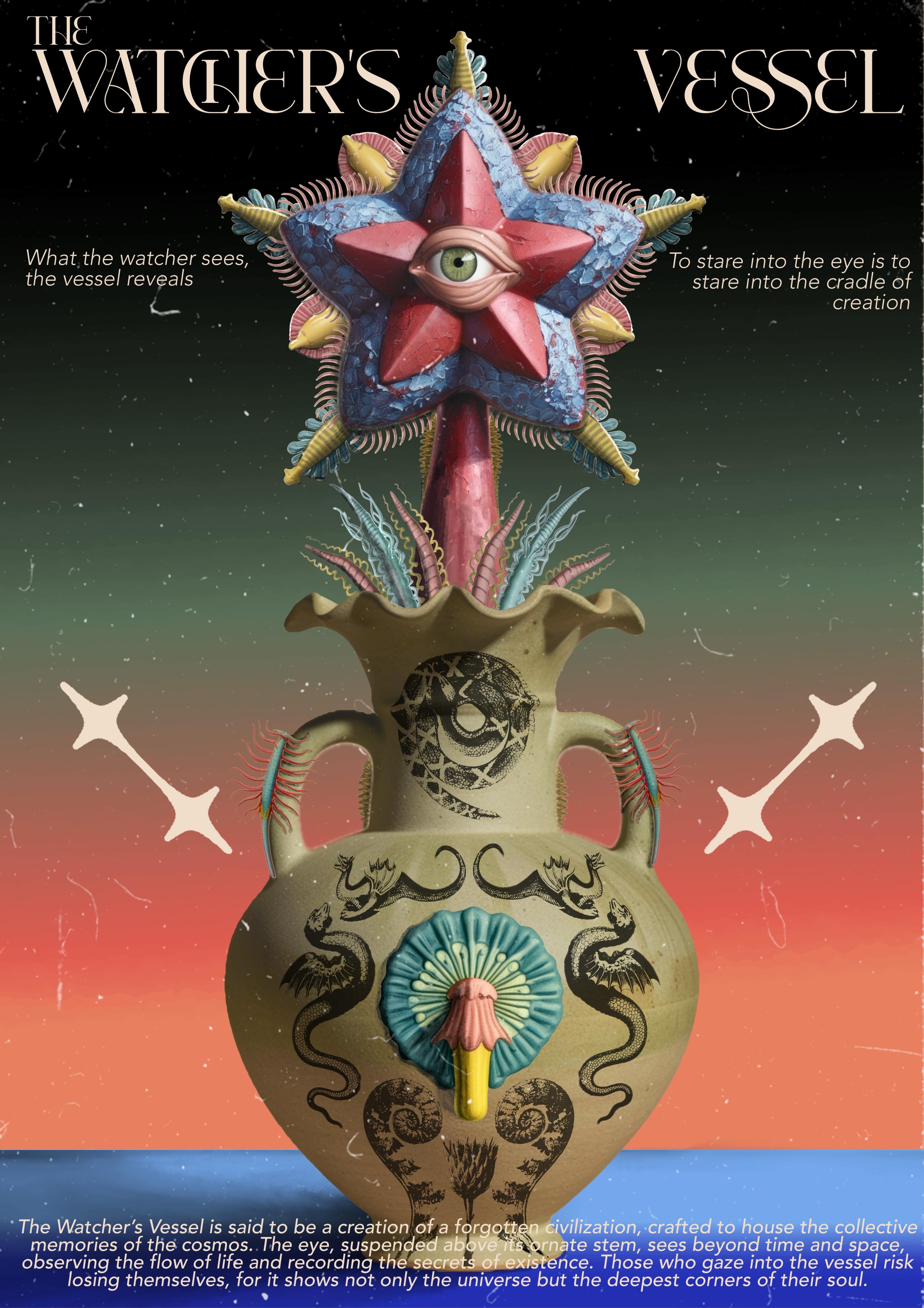 Watcher's Vessel Framed Artwork